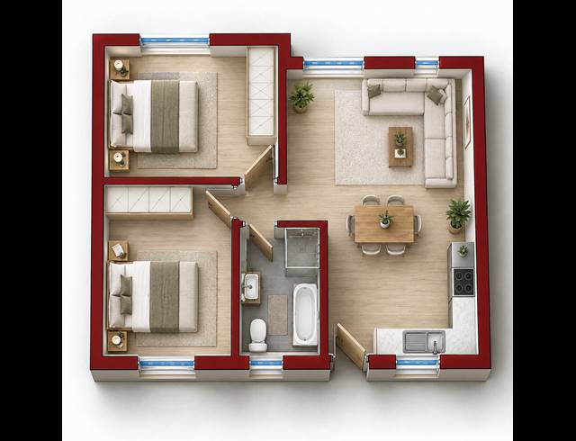 2 BEDROOM APARTMENT FOR SALE IN RUYTERWACHT